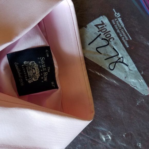 The Savile Row Co. London Pink Button Up Shirt - Picture 7 of 8